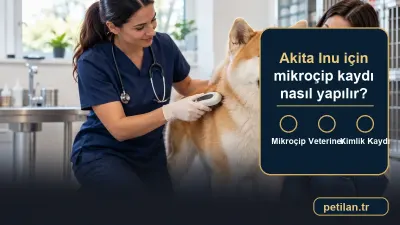 Akita Inu için mikroçip kaydı nasıl yapılır?