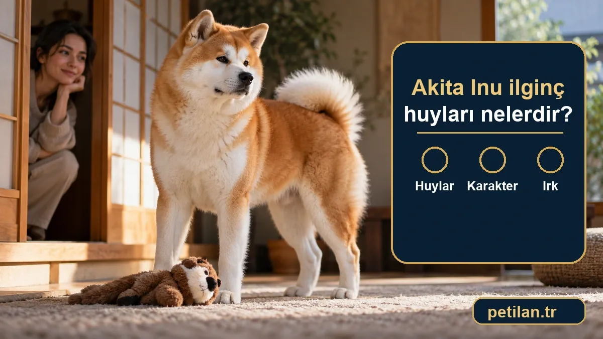 Akita Inu ilginç huyları nelerdir?