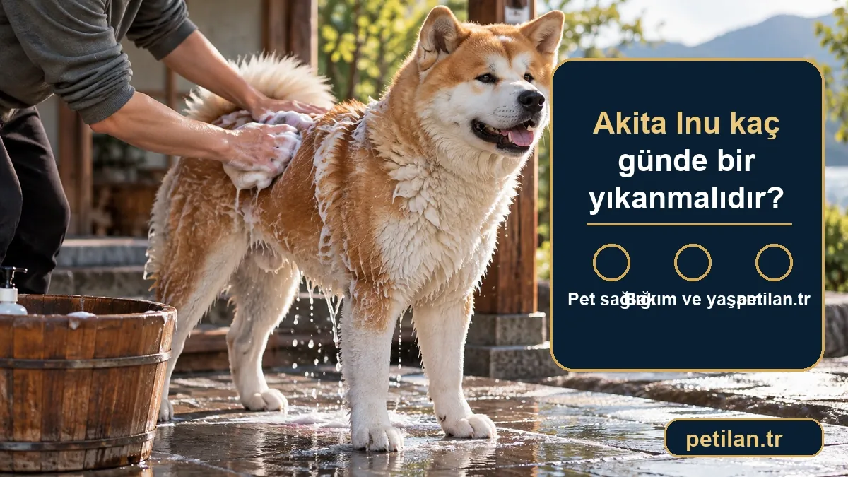 Akita Inu kaç günde bir yıkanmalıdır?