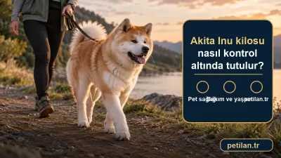 Akita Inu kilosu nasıl kontrol altında tutulur?