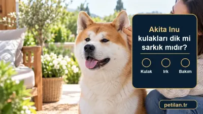 Akita Inu kulakları dik mi sarkık mıdır?