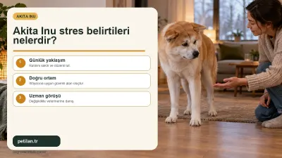Akita Inu stres belirtileri nelerdir?