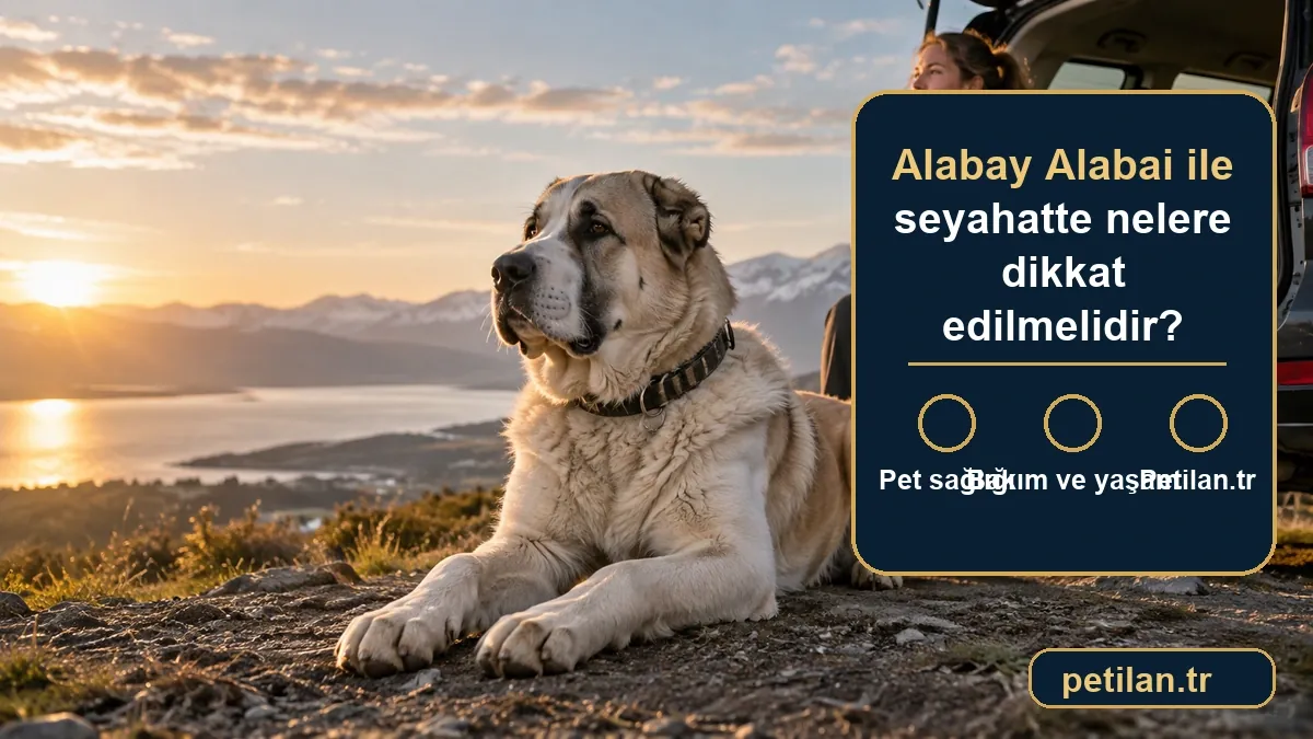 Alabay Alabai ile seyahatte nelere dikkat edilmelidir?