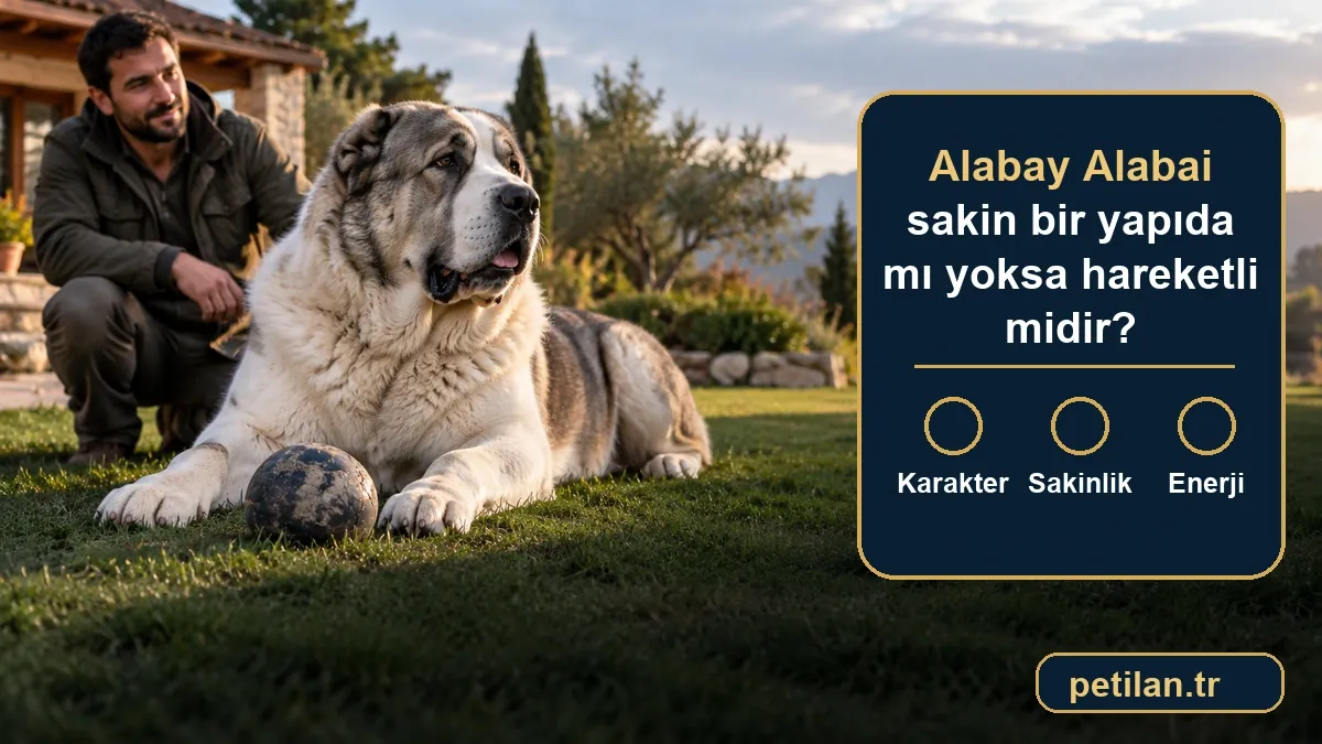 Alabay Alabai sakin bir yapıda mı yoksa hareketli midir?