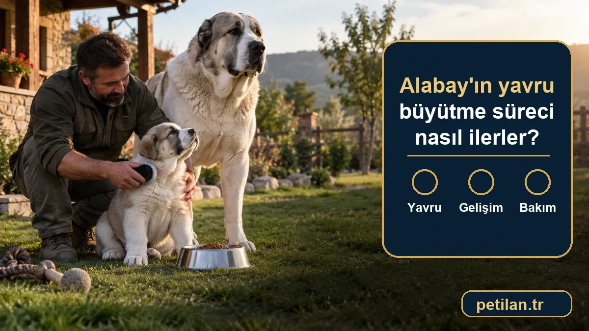 Alabay'ın yavru büyütme süreci nasıl ilerler?