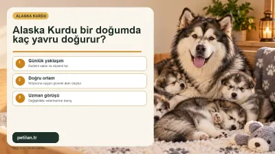 Alaska Kurdu bir doğumda kaç yavru doğurur?