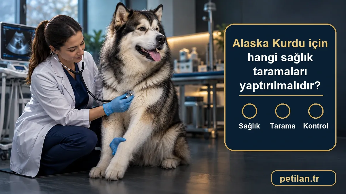 Alaska Kurdu için hangi sağlık taramaları yaptırılmalıdır?