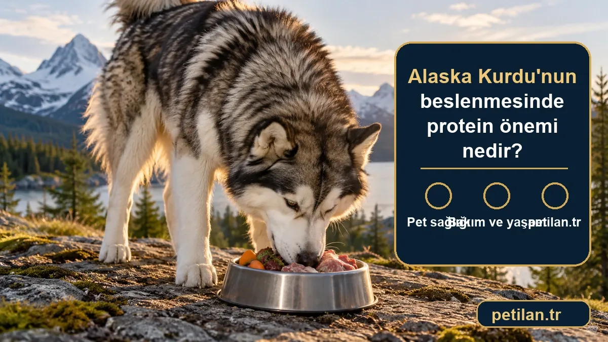 Alaska Kurdu'nun beslenmesinde protein önemi nedir?