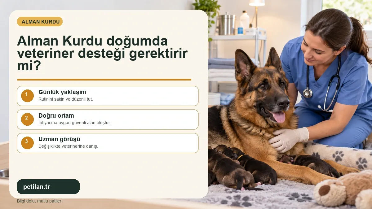 Alman Kurdu doğumda veteriner desteği gerektirir mi?