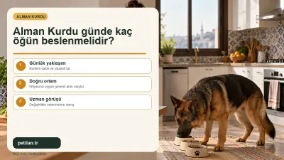 Alman Kurdu günde kaç öğün beslenmelidir?