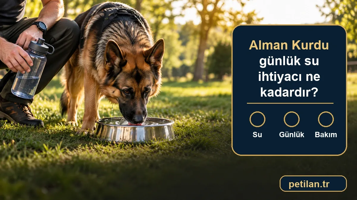 Alman Kurdu günlük su ihtiyacı ne kadardır?