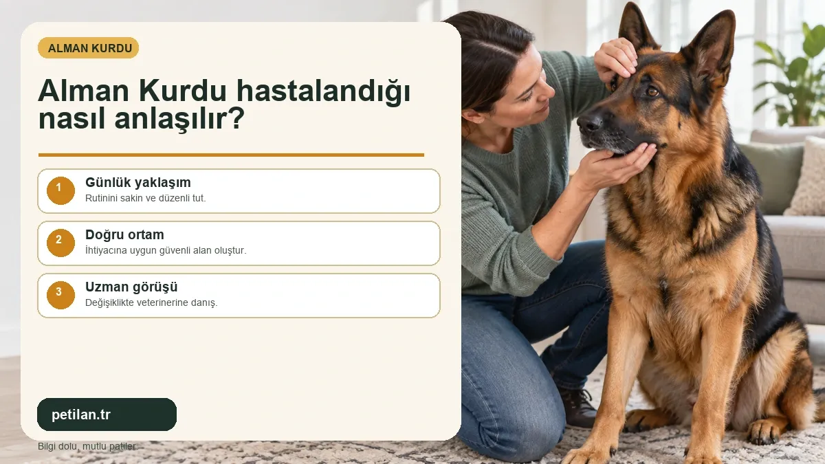 Alman Kurdu hastalandığı nasıl anlaşılır?