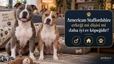 American Staffordshire erkeği mi dişisi mi daha iyi ev köpeğidir?