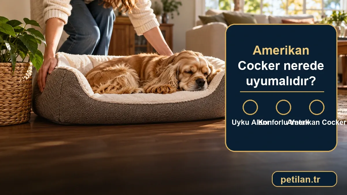 Amerikan Cocker nerede uyumalıdır?