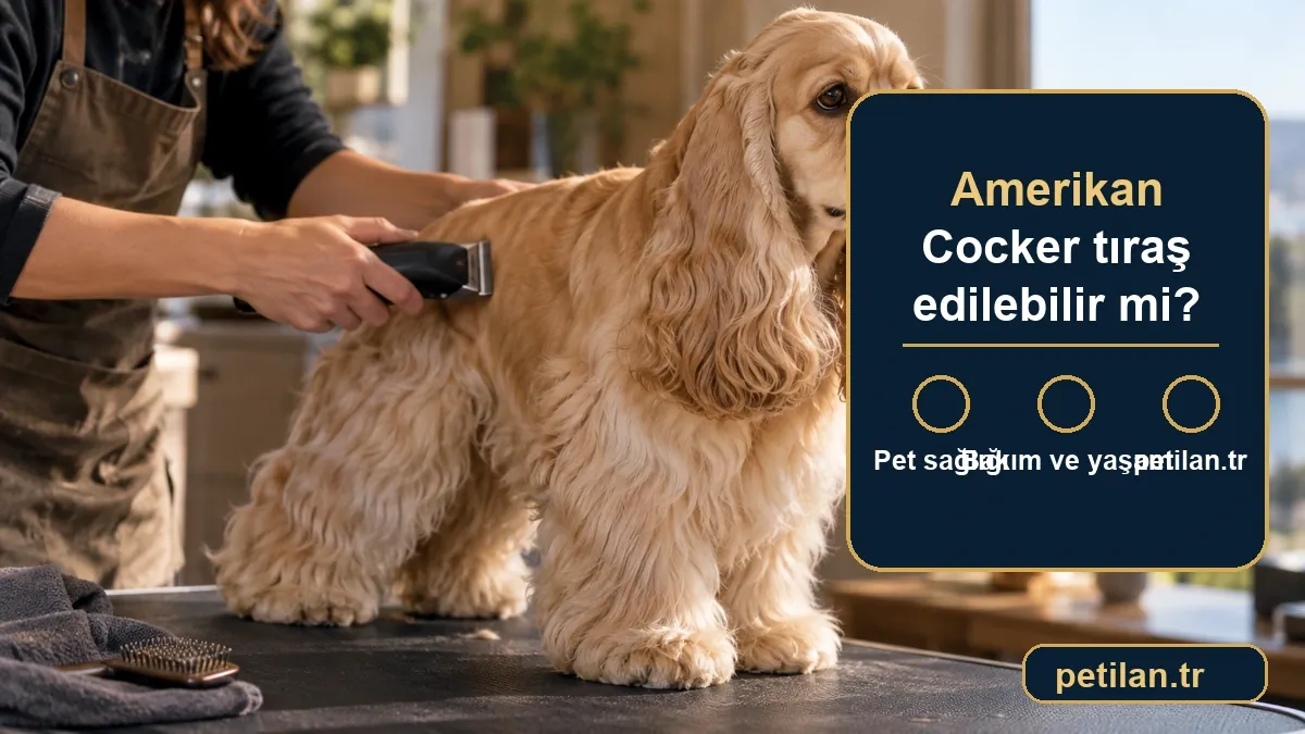 Amerikan Cocker tıraş edilebilir mi?