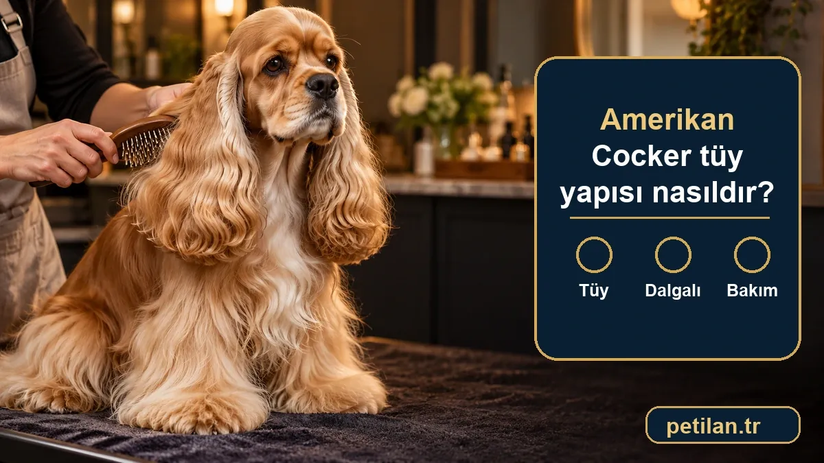 Amerikan Cocker tüy yapısı nasıldır?