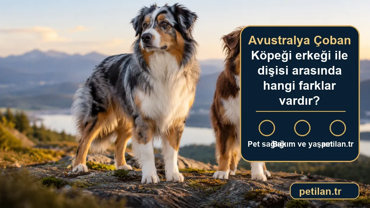 Avustralya Çoban Köpeği erkeği ile dişisi arasında hangi farklar vardır?