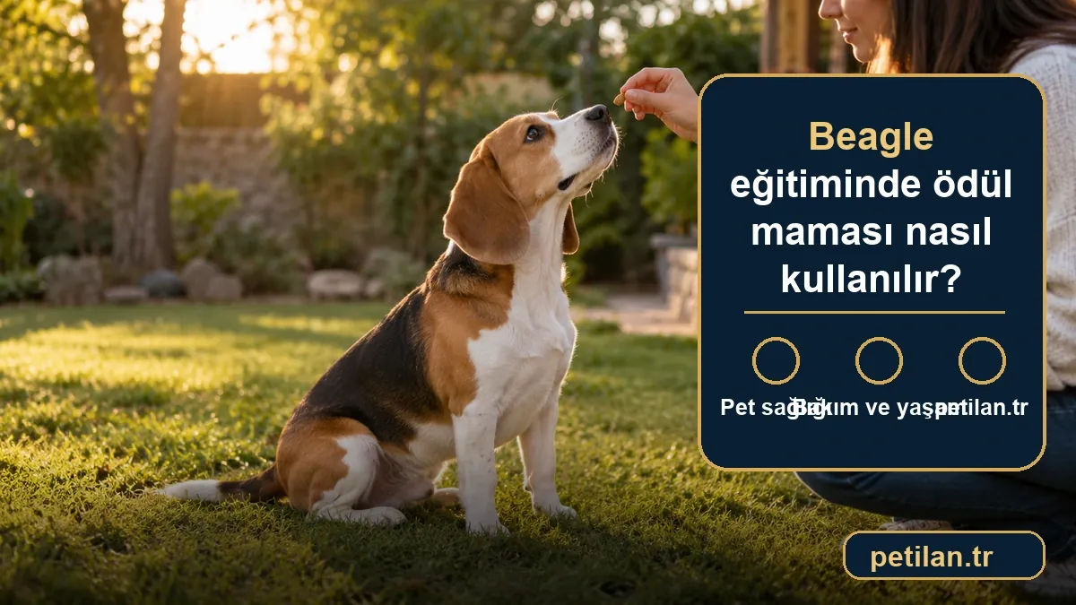 Beagle eğitiminde ödül maması nasıl kullanılır?