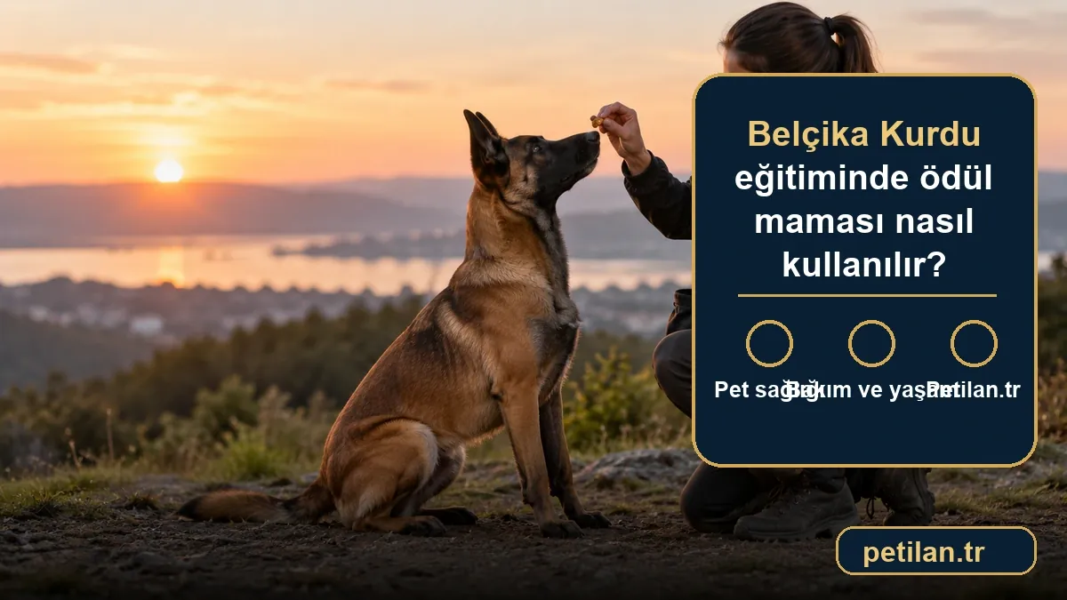 Belçika Kurdu eğitiminde ödül maması nasıl kullanılır?