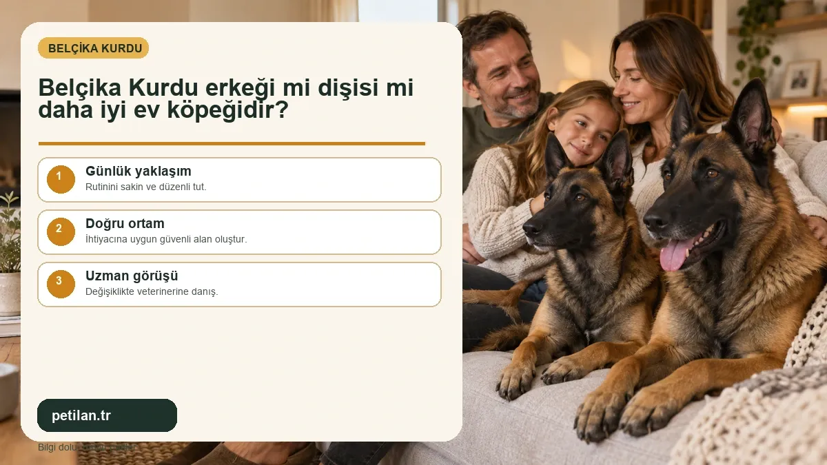 Belçika Kurdu erkeği mi dişisi mi daha iyi ev köpeğidir?