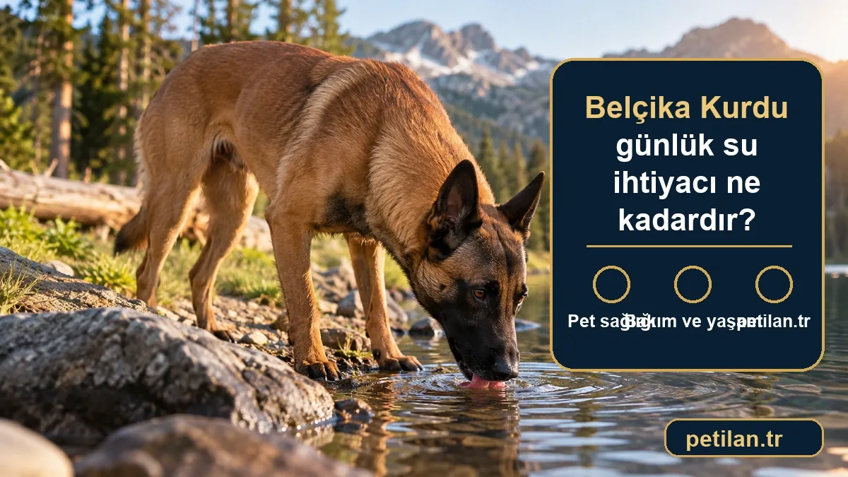 Belçika Kurdu günlük su ihtiyacı ne kadardır?