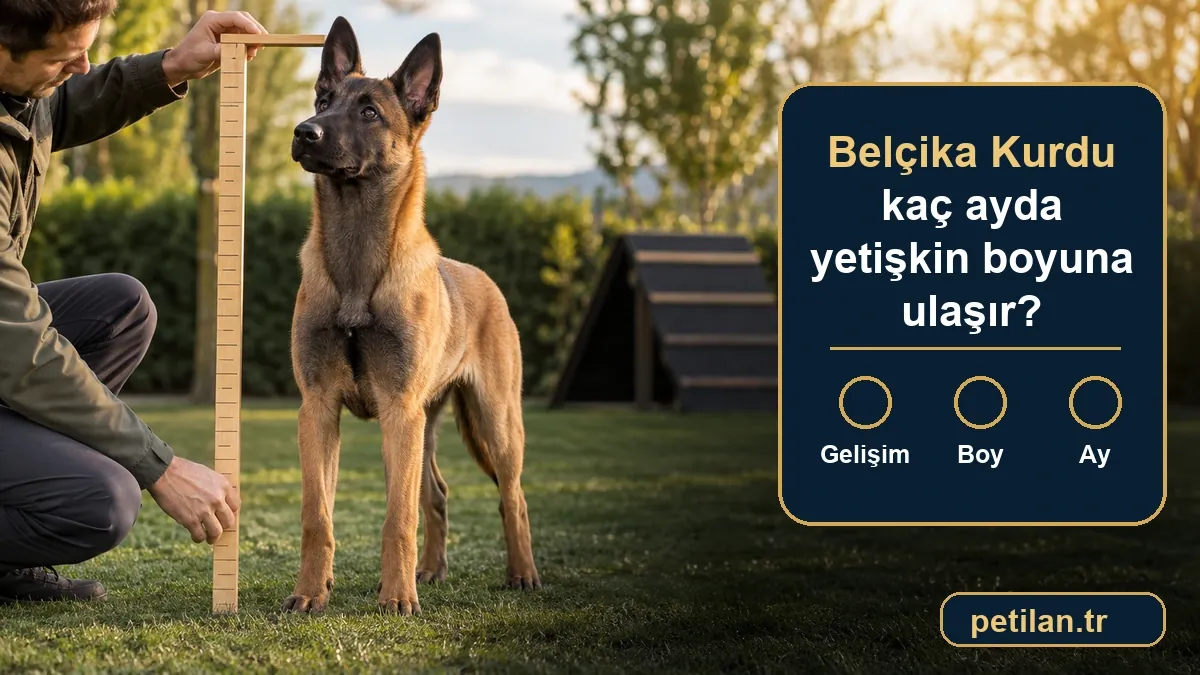 Belçika Kurdu kaç ayda yetişkin boyuna ulaşır?