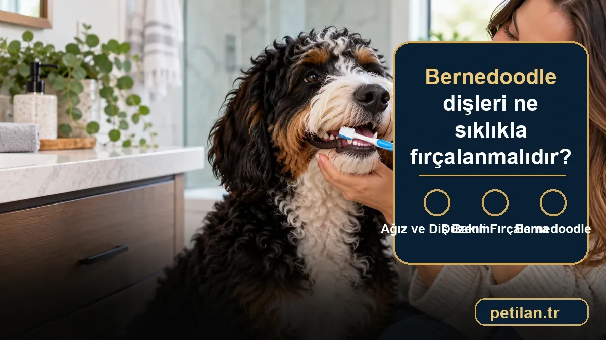 Bernedoodle dişleri ne sıklıkla fırçalanmalıdır?