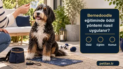 Bernedoodle eğitiminde ödül yöntemi nasıl uygulanır?