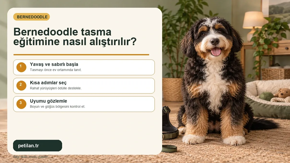 Bernedoodle tasma eğitimine nasıl alıştırılır?