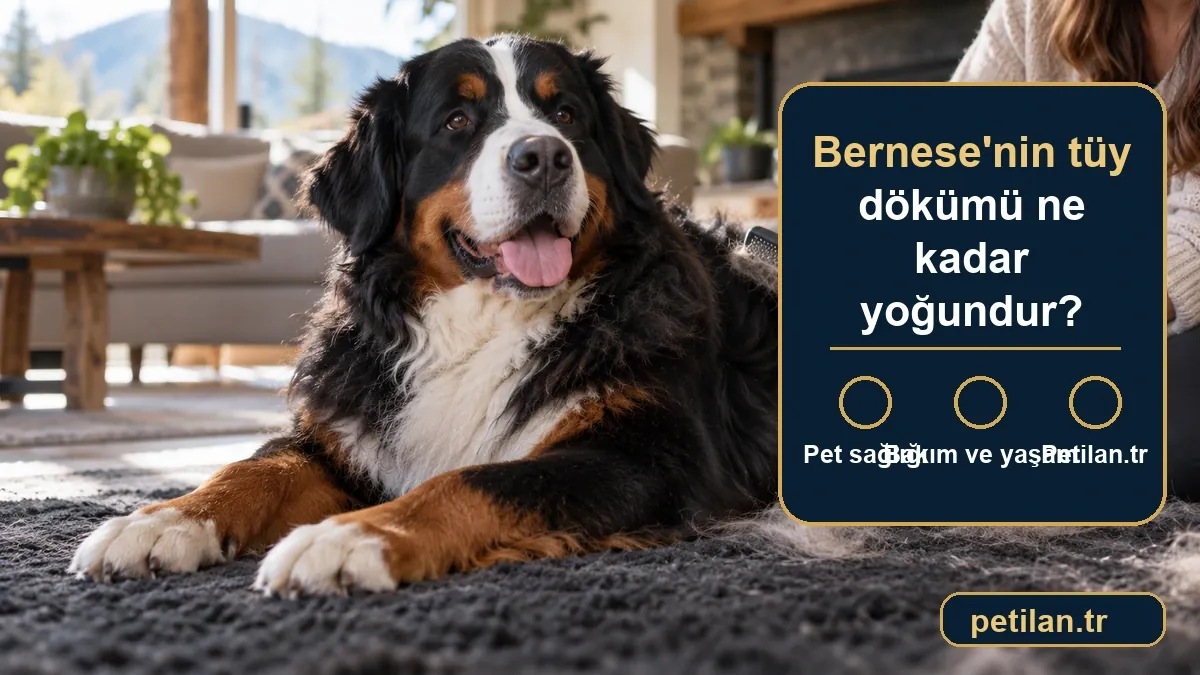 Bernese'nin tüy dökümü ne kadar yoğundur?