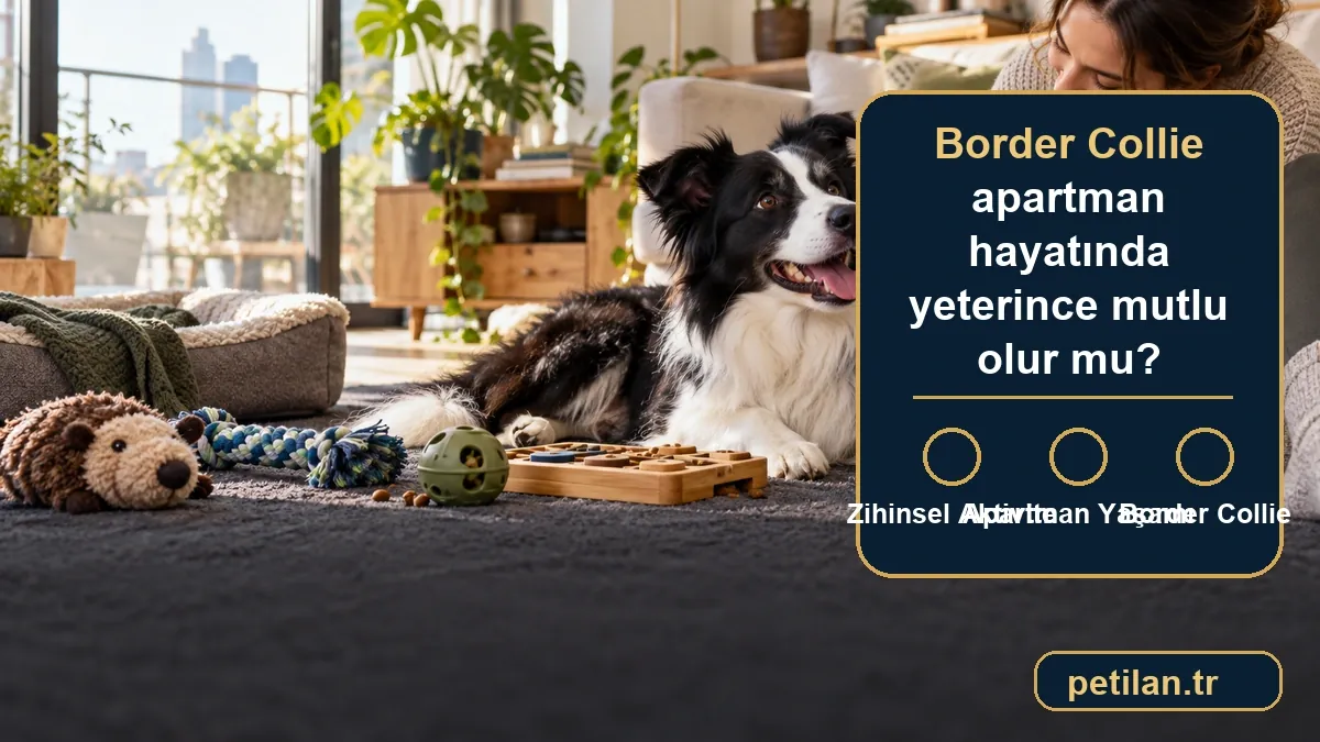 Border Collie apartman hayatında yeterince mutlu olur mu?