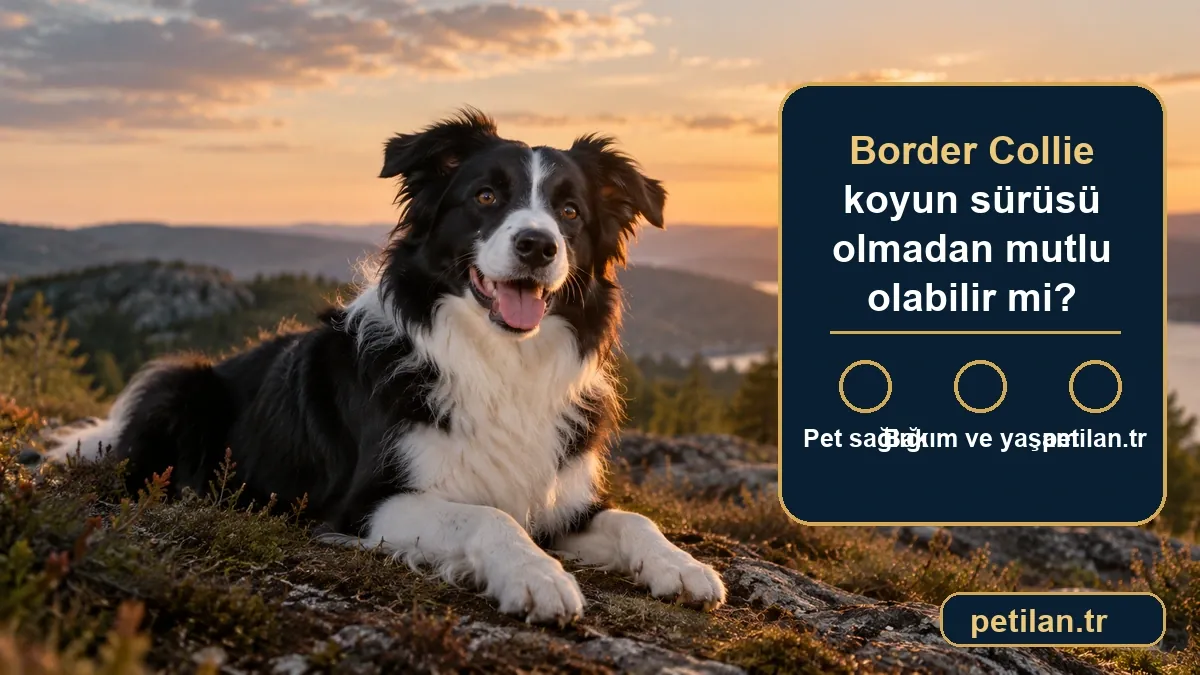 Border Collie koyun sürüsü olmadan mutlu olabilir mi?