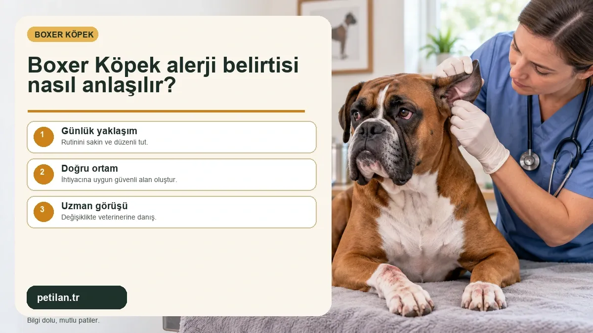 Boxer Köpek alerji belirtisi nasıl anlaşılır?