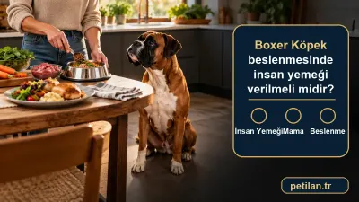 Boxer Köpek beslenmesinde insan yemeği verilmeli midir?