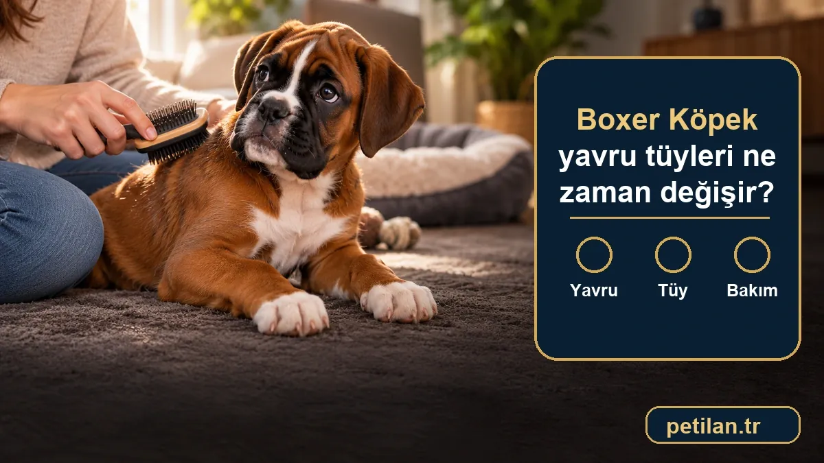 Boxer Köpek yavru tüyleri ne zaman değişir?