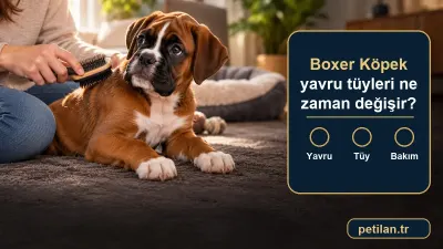 Boxer Köpek yavru tüyleri ne zaman değişir?