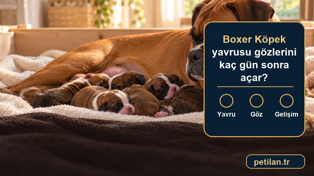 Boxer Köpek yavrusu gözlerini kaç gün sonra açar?