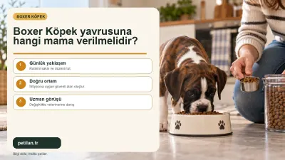 Boxer Köpek yavrusuna hangi mama verilmelidir?