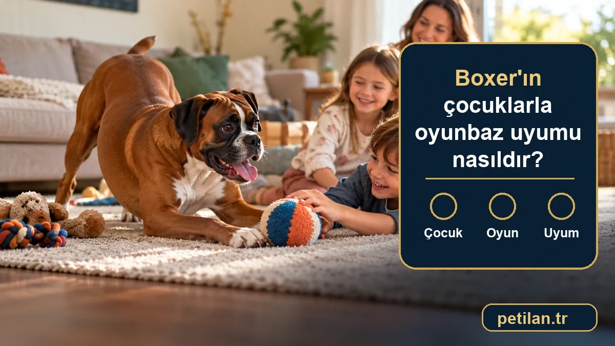 Boxer'ın çocuklarla oyunbaz uyumu nasıldır?