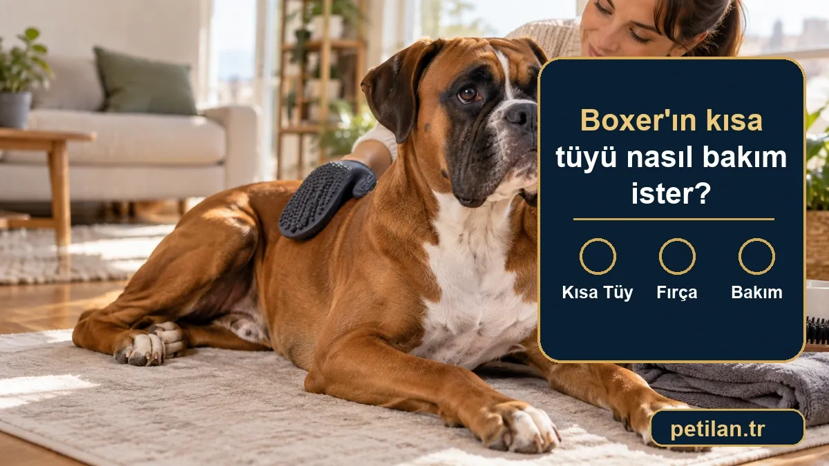 Boxer'ın kısa tüyü nasıl bakım ister?