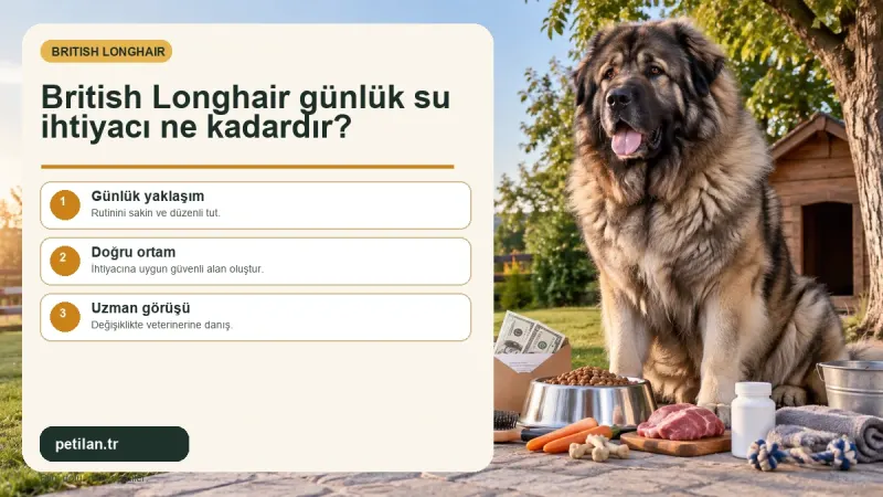 British Longhair günlük su ihtiyacı ne kadardır?