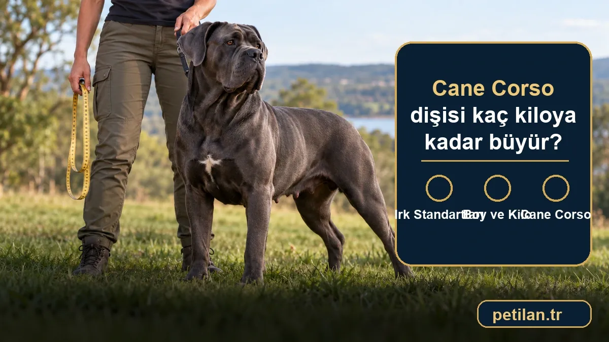 Cane Corso dişisi kaç kiloya kadar büyür?