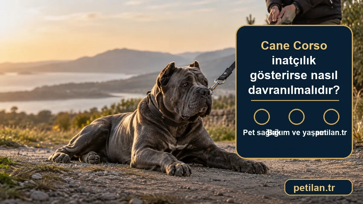 Cane Corso inatçılık gösterirse nasıl davranılmalıdır?