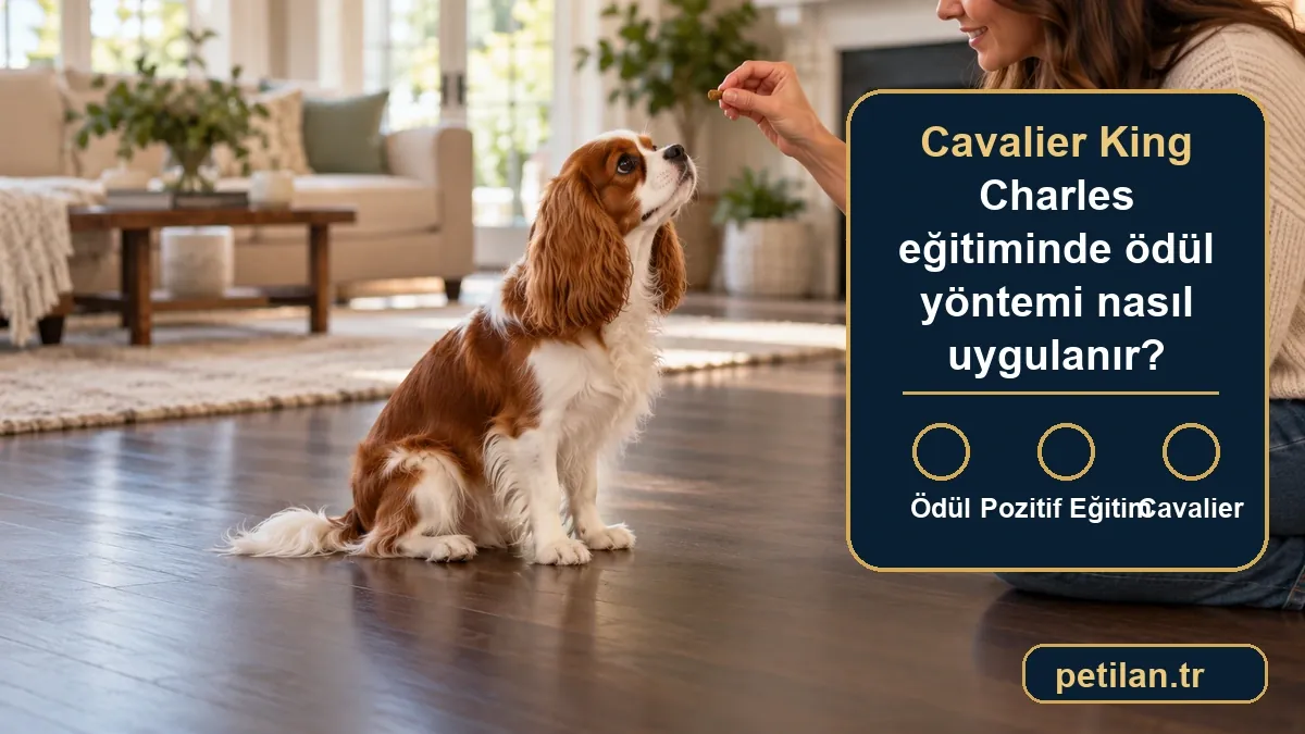 Cavalier King Charles eğitiminde ödül yöntemi nasıl uygulanır?