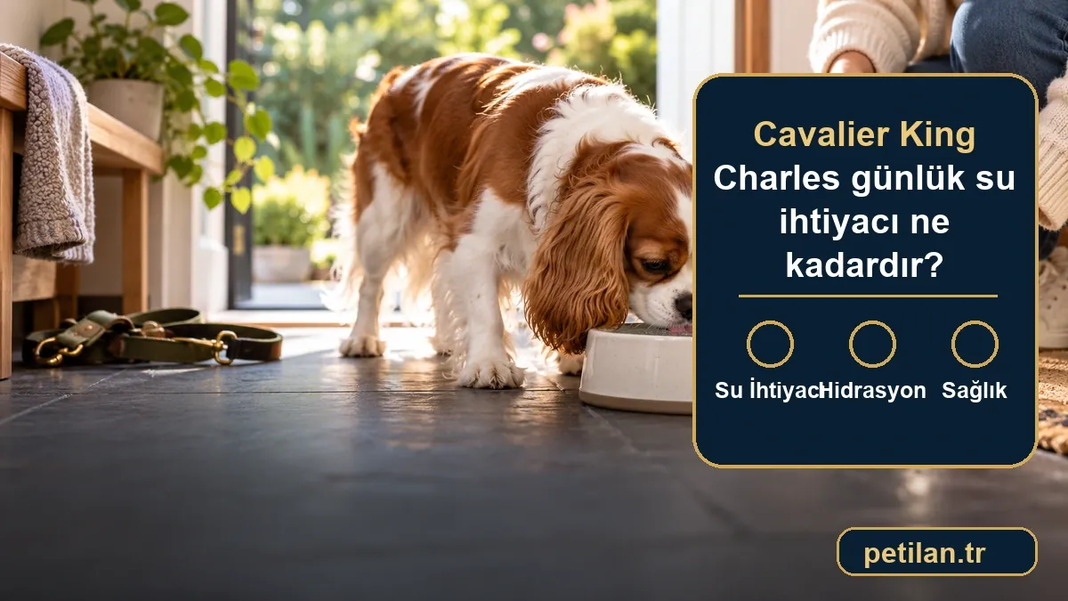 Cavalier King Charles günlük su ihtiyacı ne kadardır?