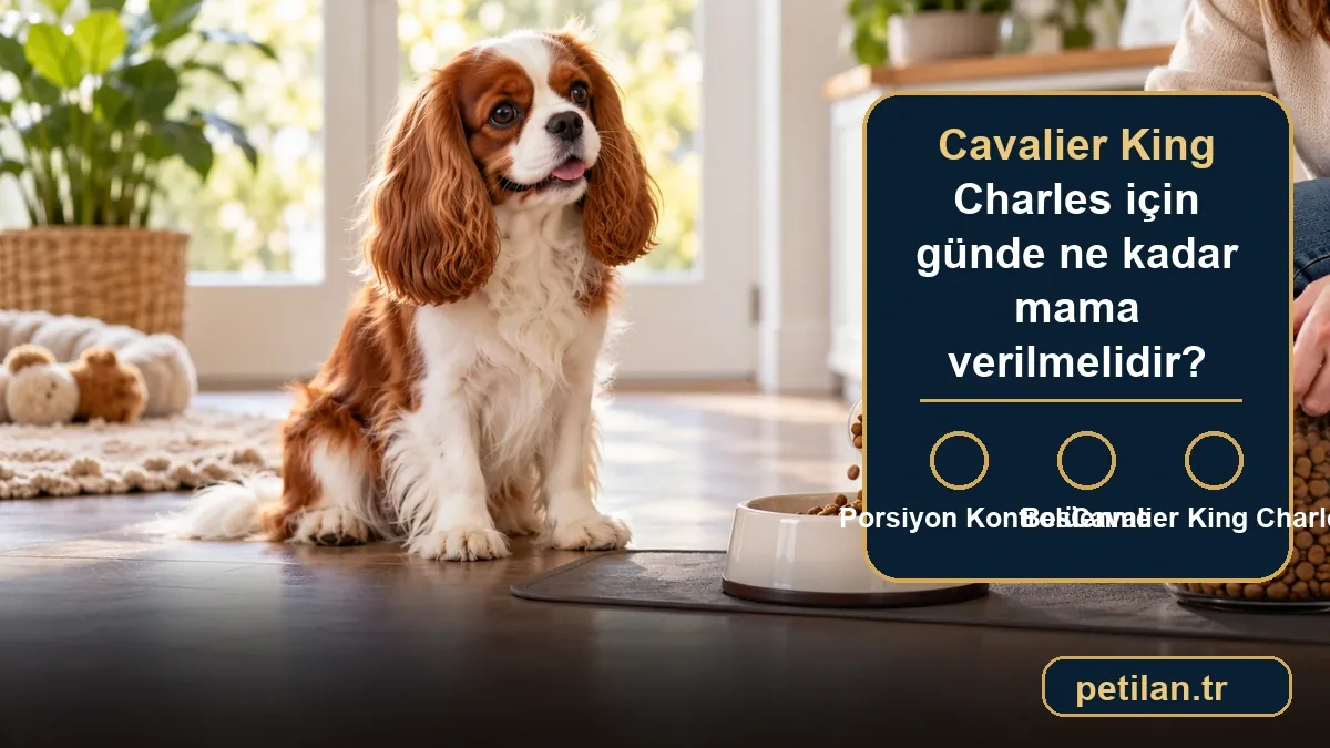 Cavalier King Charles için günde ne kadar mama verilmelidir?