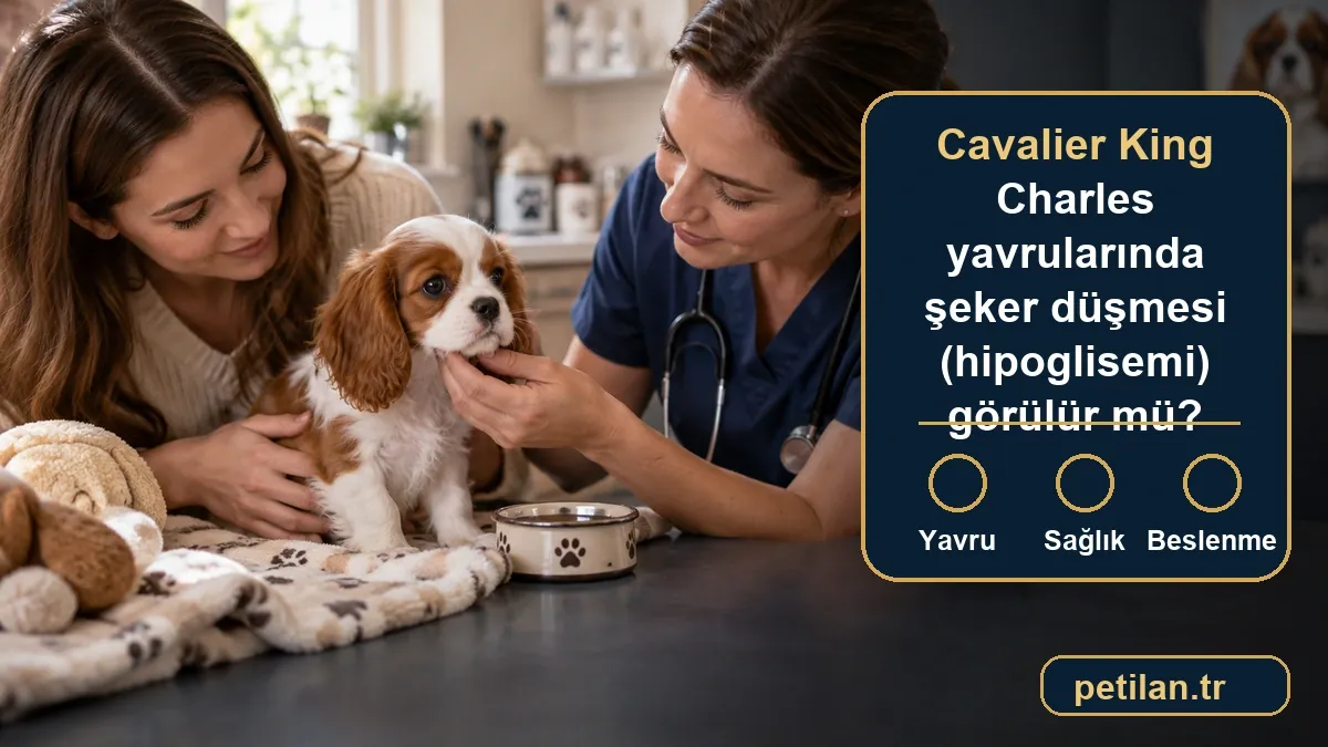 Cavalier King Charles yavrularında şeker düşmesi (hipoglisemi) görülür mü?