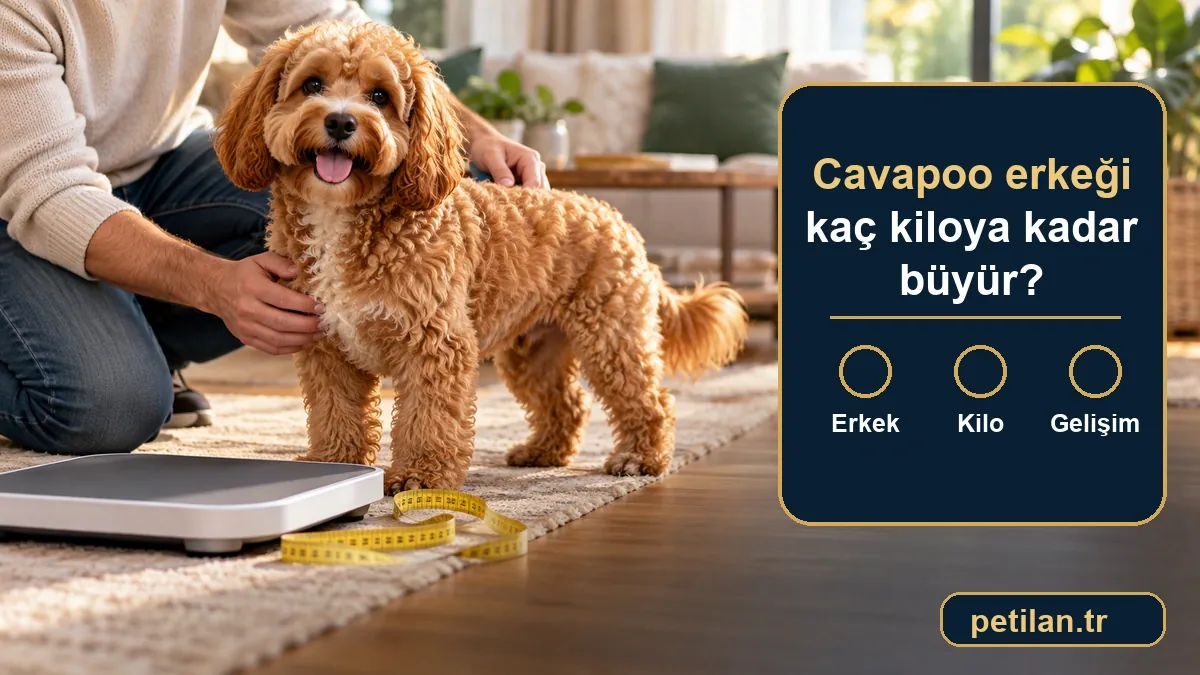 Cavapoo erkeği kaç kiloya kadar büyür?