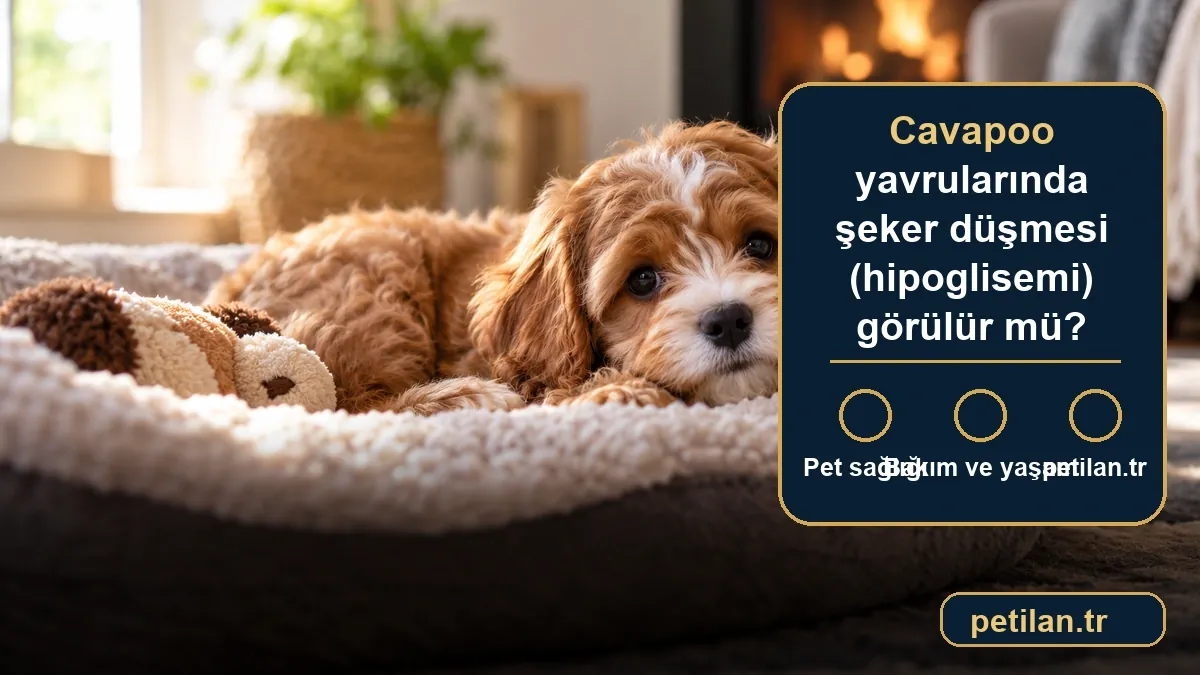 Cavapoo yavrularında şeker düşmesi (hipoglisemi) görülür mü?