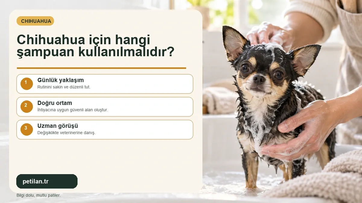 Chihuahua için hangi şampuan kullanılmalıdır?